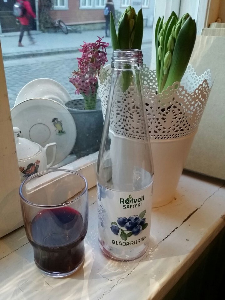 blueberry juice from Rotvoll